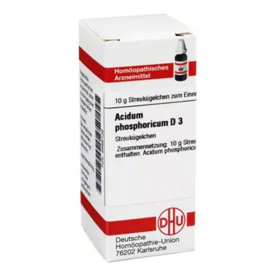 ACIDUM PHOSPHORICUM D 3 globulki, 10 g ACIDUM PHOSPHORICUM D 3 globulki, 10 g