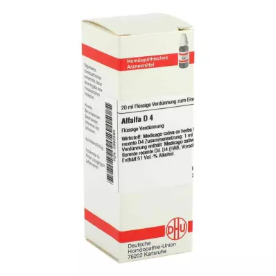 ALFALFA Rozcieńczenie D 4, 20 ml ALFALFA Rozcieńczenie D 4, 20 ml
