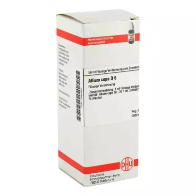 ALLIUM CEPA D 6 Rozcieńczenie, 50 ml ALLIUM CEPA D 6 Rozcieńczenie, 50 ml