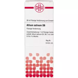 ALLIUM SATIVUM D 6 Rozcieńczenie, 50 ml