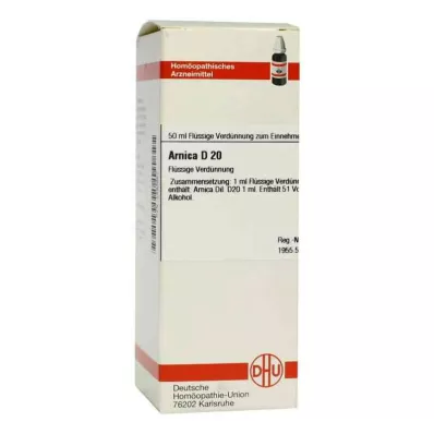 ARNICA Rozcieńczenie D 20, 50 ml
