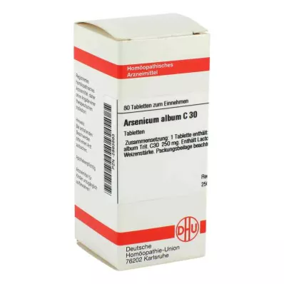 ARSENICUM ALBUM C 30 tabletek, 80 szt ARSENICUM ALBUM C 30 tabletek, 80 szt