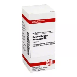 AURUM CHLORATUM NATRONATUM D 6 tabletek, 80 szt
