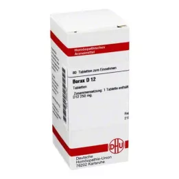 BORAX D 12 tabletek, 80 szt