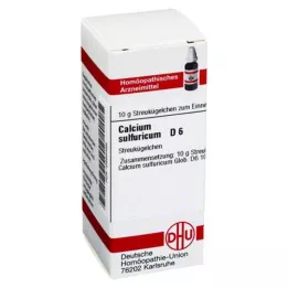 CALCIUM SULFURICUM D 6 kulek, 10 g
