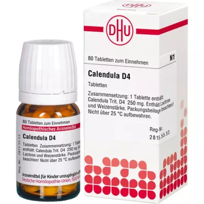 CALENDULA D 4 tabletki, 80 szt
