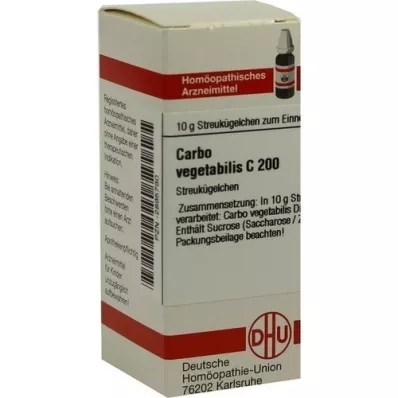 CARBO VEGETABILIS C 200 kulek, 10 g