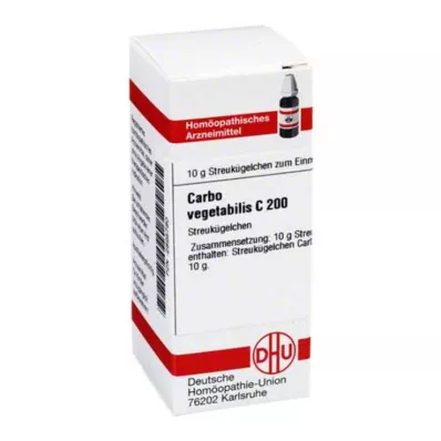 CARBO VEGETABILIS C 200 kulek, 10 g