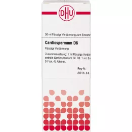 CARDIOSPERMUM D 6 Rozcieńczenie, 50 ml