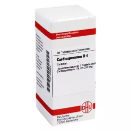 CARDIOSPERMUM D 4 tabletki, 80 szt