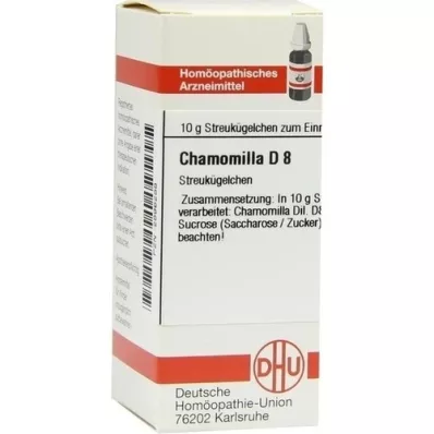 CHAMOMILLA D 8 kulek, 10 g