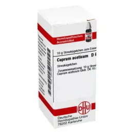 CUPRUM ACETICUM D 6 kulek, 10 g