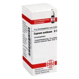 CUPRUM ACETICUM D 30 kulek, 10 g
