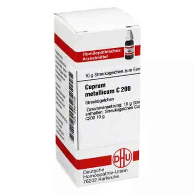 CUPRUM METALLICUM C 200 globulek, 10 g CUPRUM METALLICUM C 200 globulek, 10 g
