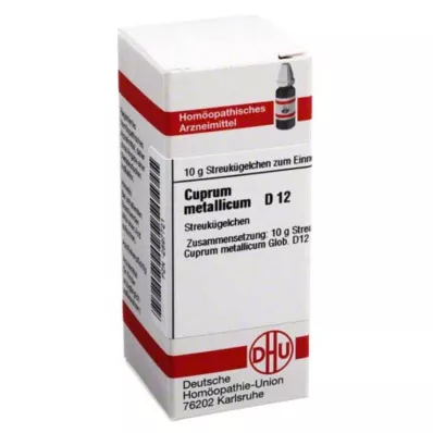 CUPRUM METALLICUM D 12 kulek, 10 g