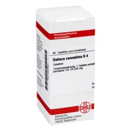 DATISCA cannabina D 4 tabletki, 80 szt