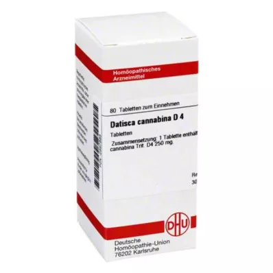 DATISCA cannabina D 4 tabletki, 80 szt DATISCA cannabina D 4 tabletki, 80 szt