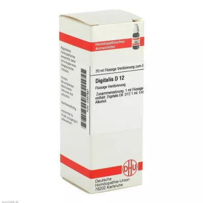 DIGITALIS D 12 Rozcieńczenie, 20 ml DIGITALIS D 12 Rozcieńczenie, 20 ml