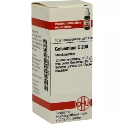 GELSEMIUM C 200 globulek, 10 g