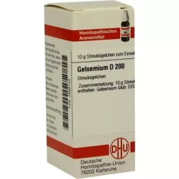 GELSEMIUM D 200 globulek, 10 g