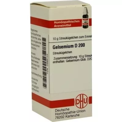 GELSEMIUM D 200 globulek, 10 g