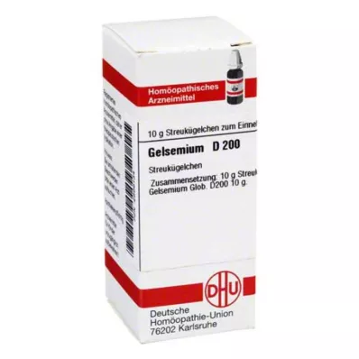 GELSEMIUM D 200 globulek, 10 g