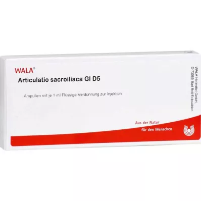 ARTICULATIO sacroiliaca GL D 5 ampułek, 10X1 ml ARTICULATIO sacroiliaca GL D 5 ampułek, 10X1 ml