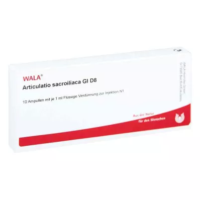 ARTICULATIO sacroiliaca GL D 8 ampułek, 10X1 ml ARTICULATIO sacroiliaca GL D 8 ampułek, 10X1 ml