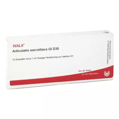 ARTICULATIO sacroiliaca GL D 30 ampułek, 10X1 ml ARTICULATIO sacroiliaca GL D 30 ampułek, 10X1 ml