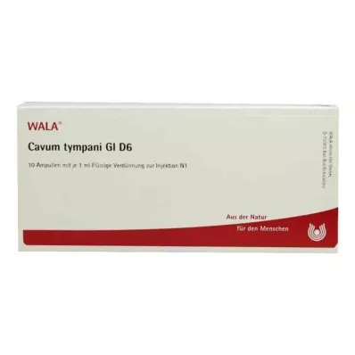 CAVUM tympani GL D 6 ampułek, 10X1 ml CAVUM tympani GL D 6 ampułek, 10X1 ml