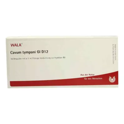 CAVUM tympani GL D 12 ampułek, 10X1 ml CAVUM tympani GL D 12 ampułek, 10X1 ml