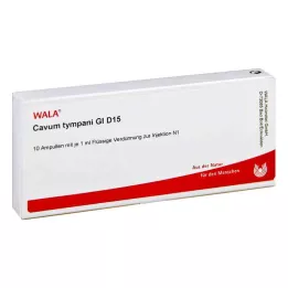 CAVUM tympani GL D 15 ampułek, 10X1 ml