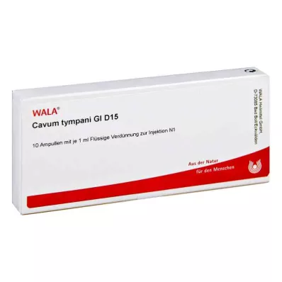 CAVUM tympani GL D 15 ampułek, 10X1 ml CAVUM tympani GL D 15 ampułek, 10X1 ml