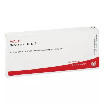 CERVIX uteri GL D 10 ampułek, 10X1 ml CERVIX uteri GL D 10 ampułek, 10X1 ml