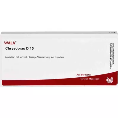 CHRYSOPRAS D 15 Ampułki, 10 x 1 ml CHRYSOPRAS D 15 Ampułki, 10 x 1 ml