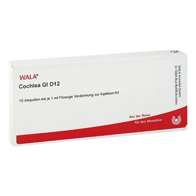 COCHLEA GL D 12 ampułek, 10 x 1 ml COCHLEA GL D 12 ampułek, 10 x 1 ml