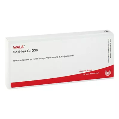 COCHLEA GL D 30 ampułek, 10 x 1 ml COCHLEA GL D 30 ampułek, 10 x 1 ml