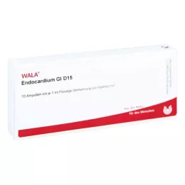 ENDOCARDIUM GL D 15 Ampułki, 10 x 1 ml