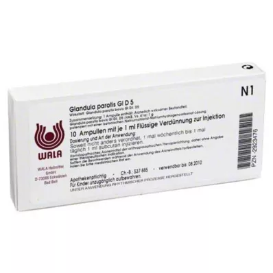 GLANDULA PAROTIS GL D 5 ampułek, 10 x 1 ml