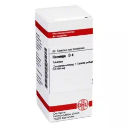 HARONGA D 4 tabletki, 80 szt