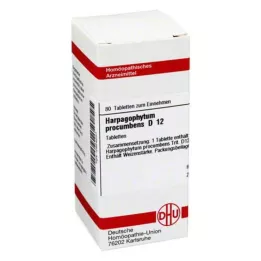 HARPAGOPHYTUM PROCUMBENS D 12 tabletek, 80 szt