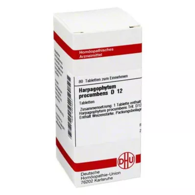 HARPAGOPHYTUM PROCUMBENS D 12 tabletek, 80 szt