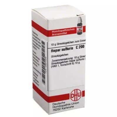 HEPAR SULFURIS C 200 globulek, 10 g