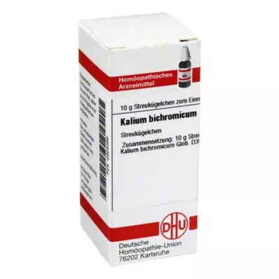 KALIUM BICHROMICUM D 30 kulek, 10 g