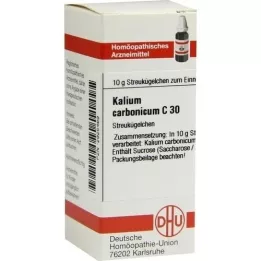 KALIUM CARBONICUM C 30 kulek, 10 g