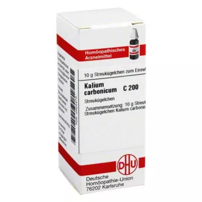 KALIUM CARBONICUM C 200 globulek, 10 g KALIUM CARBONICUM C 200 globulek, 10 g