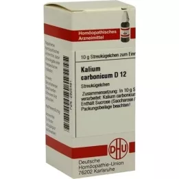 KALIUM CARBONICUM D 12 kulek, 10 g