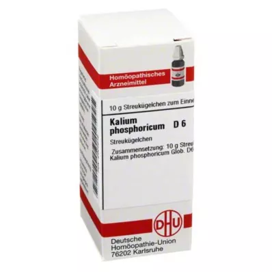 KALIUM PHOSPHORICUM D 6 kulek, 10 g