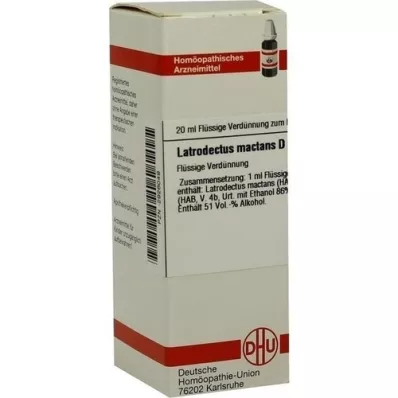 LATRODECTUS mactans D 12 Rozcieńczenie, 20 ml