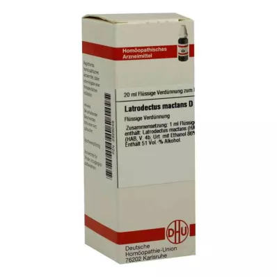 LATRODECTUS mactans D 12 Rozcieńczenie, 20 ml LATRODECTUS mactans D 12 Rozcieńczenie, 20 ml